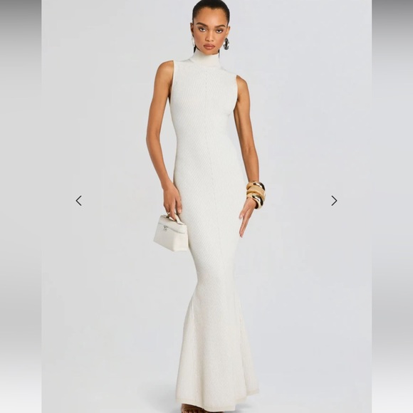 Retrofete Skylar Knit Rib Maxi Dress - Picture 3 of 5